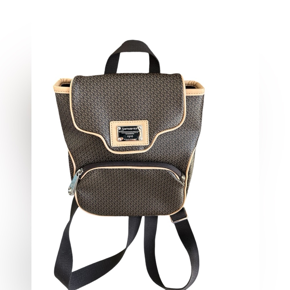 Samsonite leather small backpack